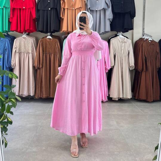 Pamuk Elbise Pembe